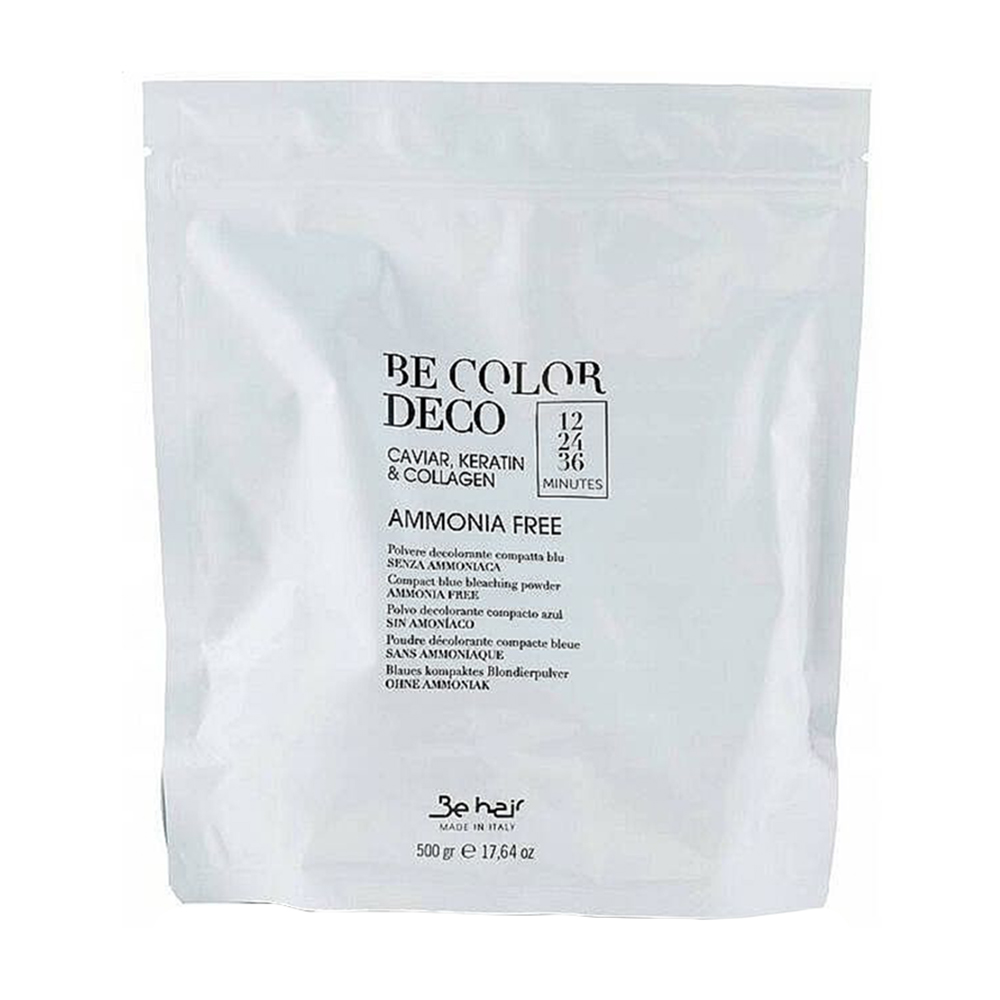 Порошок для освітлення волосся Be Hair Be Color Deco з ікрою, кератином та колагеном, 500 г
